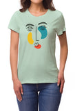 Mosaic Face - Roundneck Graphic Tee